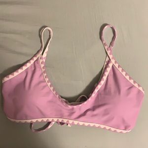 Purple bikini top